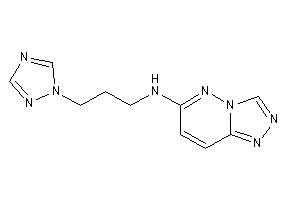 [1,2,4]triazolo[3,4-f]pyridazin-6-yl-[3-(1,2,4-triazol-1-yl)propyl]amine
