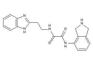 N-[2-(1H-benzimidazol-2-yl)ethyl]-N'-isoindolin-4-yl-oxamide