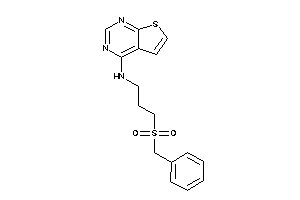 3-benzylsulfonylpropyl(thieno[2,3-d]pyrimidin-4-yl)amine