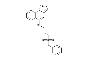 3-benzylsulfonylpropyl(pyrazolo[1,5-a]quinazolin-5-yl)amine