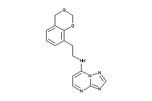 2-(4H-1,3-benzodioxin-8-yl)ethyl-([1,2,4]triazolo[1,5-a]pyrimidin-7-yl)amine