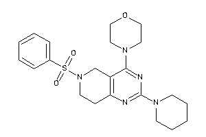 4-(6-besyl-2-piperidino-7,8-dihydro-5H-pyrido[4,3-d]pyrimidin-4-yl)morpholine