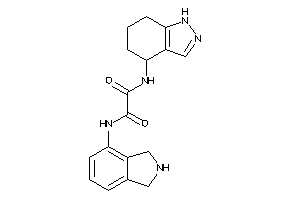 N'-isoindolin-4-yl-N-(4,5,6,7-tetrahydro-1H-indazol-4-yl)oxamide