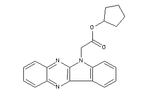 2-indolo[3,2-b]quinoxalin-6-ylacetic Acid Cyclopentyl Ester