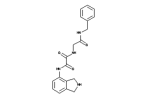 N-[2-(benzylamino)-2-keto-ethyl]-N'-isoindolin-4-yl-oxamide