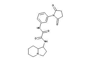 N'-indolizidin-1-yl-N-(3-succinimidophenyl)oxamide