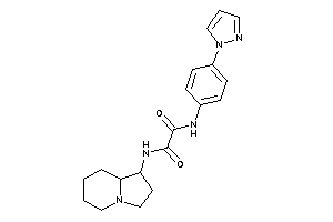 N-indolizidin-1-yl-N'-(4-pyrazol-1-ylphenyl)oxamide