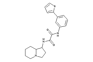 N-indolizidin-1-yl-N'-[3-(2-thienyl)phenyl]oxamide