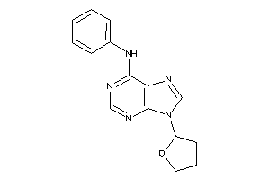 Phenyl-[9-(tetrahydrofuryl)purin-6-yl]amine