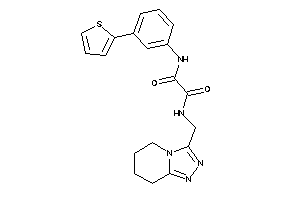 N-(5,6,7,8-tetrahydro-[1,2,4]triazolo[4,3-a]pyridin-3-ylmethyl)-N'-[3-(2-thienyl)phenyl]oxamide