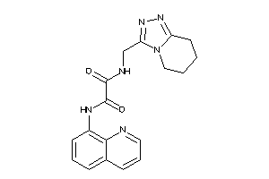 N'-(8-quinolyl)-N-(5,6,7,8-tetrahydro-[1,2,4]triazolo[4,3-a]pyridin-3-ylmethyl)oxamide