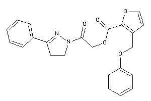 3-(phenoxymethyl)furan-2-carboxylic Acid [2-keto-2-(3-phenyl-2-pyrazolin-1-yl)ethyl] Ester