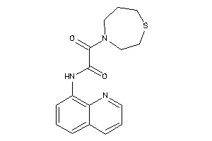 2-keto-N-(8-quinolyl)-2-(1,4-thiazepan-4-yl)acetamide