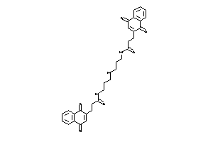 3-(1,4-diketo-2-naphthyl)-N-[3-[3-[3-(1,4-diketo-2-naphthyl)propanoylamino]propylamino]propyl]propionamide