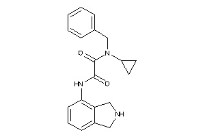 N'-benzyl-N'-cyclopropyl-N-isoindolin-4-yl-oxamide