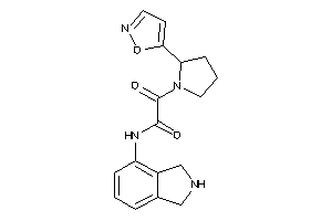 N-isoindolin-4-yl-2-(2-isoxazol-5-ylpyrrolidino)-2-keto-acetamide