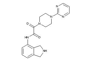 N-isoindolin-4-yl-2-keto-2-[4-(2-pyrimidyl)piperazino]acetamide