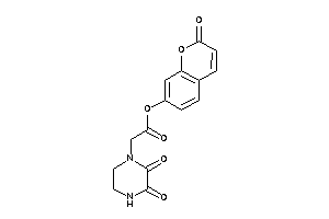 2-(2,3-diketopiperazino)acetic Acid (2-ketochromen-7-yl) Ester