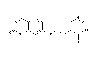 2-(6-keto-1H-pyrimidin-5-yl)acetic Acid (2-ketochromen-7-yl) Ester