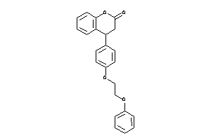 4-[4-(2-phenoxyethoxy)phenyl]chroman-2-one