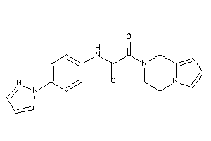 2-(3,4-dihydro-1H-pyrrolo[1,2-a]pyrazin-2-yl)-2-keto-N-(4-pyrazol-1-ylphenyl)acetamide