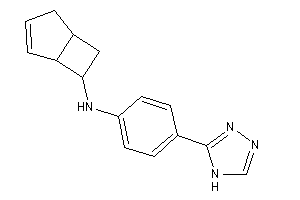 Image of 7-bicyclo[3.2.0]hept-2-enyl-[4-(4H-1,2,4-triazol-3-yl)phenyl]amine