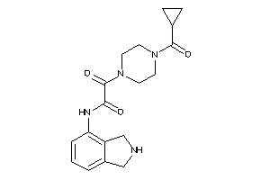 2-[4-(cyclopropanecarbonyl)piperazino]-N-isoindolin-4-yl-2-keto-acetamide