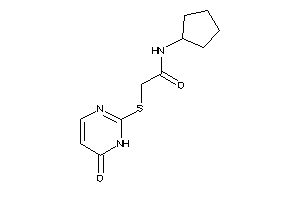 N-cyclopentyl-2-[(6-keto-1H-pyrimidin-2-yl)thio]acetamide