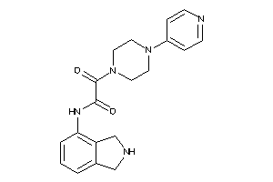 N-isoindolin-4-yl-2-keto-2-[4-(4-pyridyl)piperazino]acetamide