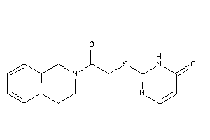 2-[[2-(3,4-dihydro-1H-isoquinolin-2-yl)-2-keto-ethyl]thio]-1H-pyrimidin-6-one