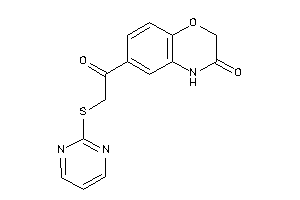 6-[2-(2-pyrimidylthio)acetyl]-4H-1,4-benzoxazin-3-one