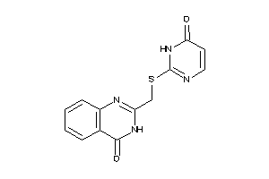 2-[[(6-keto-1H-pyrimidin-2-yl)thio]methyl]-3H-quinazolin-4-one