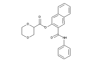 1,4-dioxane-2-carboxylic Acid [3-(phenylcarbamoyl)-2-naphthyl] Ester