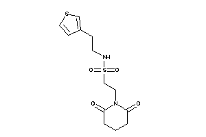 2-glutarimido-N-[2-(3-thienyl)ethyl]ethanesulfonamide