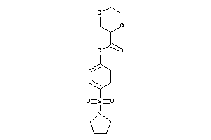 1,4-dioxane-2-carboxylic Acid (4-pyrrolidinosulfonylphenyl) Ester