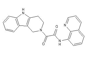 2-keto-N-(8-quinolyl)-2-(1,3,4,5-tetrahydropyrido[4,3-b]indol-2-yl)acetamide