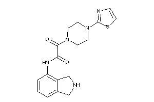 N-isoindolin-4-yl-2-keto-2-(4-thiazol-2-ylpiperazino)acetamide