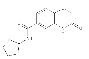 N-cyclopentyl-3-keto-4H-1,4-benzoxazine-6-carboxamide