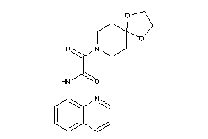 2-(1,4-dioxa-8-azaspiro[4.5]decan-8-yl)-2-keto-N-(8-quinolyl)acetamide