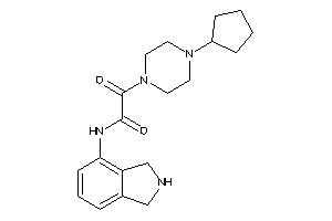 2-(4-cyclopentylpiperazino)-N-isoindolin-4-yl-2-keto-acetamide