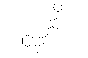 2-[(4-keto-5,6,7,8-tetrahydro-3H-quinazolin-2-yl)thio]-N-(tetrahydrofurfuryl)acetamide