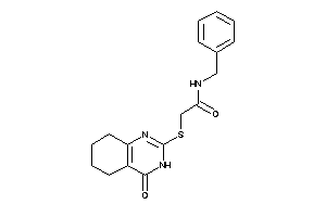 Image of N-benzyl-2-[(4-keto-5,6,7,8-tetrahydro-3H-quinazolin-2-yl)thio]acetamide