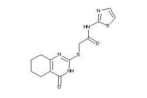 2-[(4-keto-5,6,7,8-tetrahydro-3H-quinazolin-2-yl)thio]-N-thiazol-2-yl-acetamide
