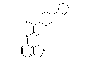 N-isoindolin-4-yl-2-keto-2-(4-pyrrolidinopiperidino)acetamide