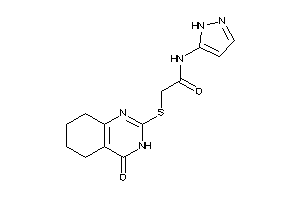 2-[(4-keto-5,6,7,8-tetrahydro-3H-quinazolin-2-yl)thio]-N-(1H-pyrazol-5-yl)acetamide