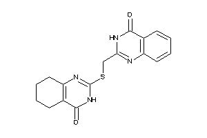 Image of 2-[[(4-keto-5,6,7,8-tetrahydro-3H-quinazolin-2-yl)thio]methyl]-3H-quinazolin-4-one