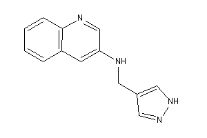 1H-pyrazol-4-ylmethyl(3-quinolyl)amine