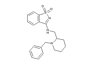 (1-benzyl-2-piperidyl)methyl-(1,1-diketo-1,2-benzothiazol-3-yl)amine