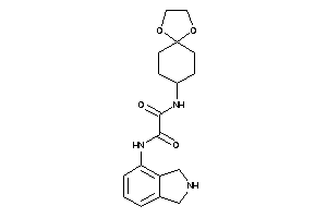 N-(1,4-dioxaspiro[4.5]decan-8-yl)-N'-isoindolin-4-yl-oxamide