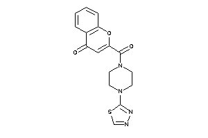 2-[4-(1,3,4-thiadiazol-2-yl)piperazine-1-carbonyl]chromone